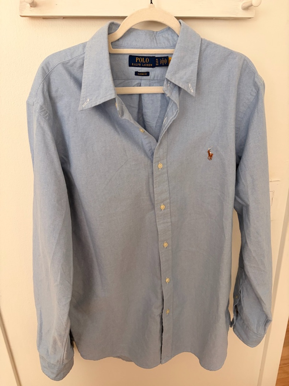 Ralph Lauren Light Blue Long-Sleeve Button-Down Shirt
